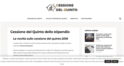 Desktop Screenshot of cessione-quinto.com